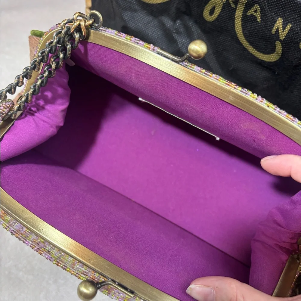 Vintage Mary Frances Multicolor Embellished Clutch - Picture 4 of 5